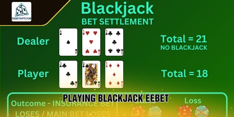 Playing Blackjack EEBET
